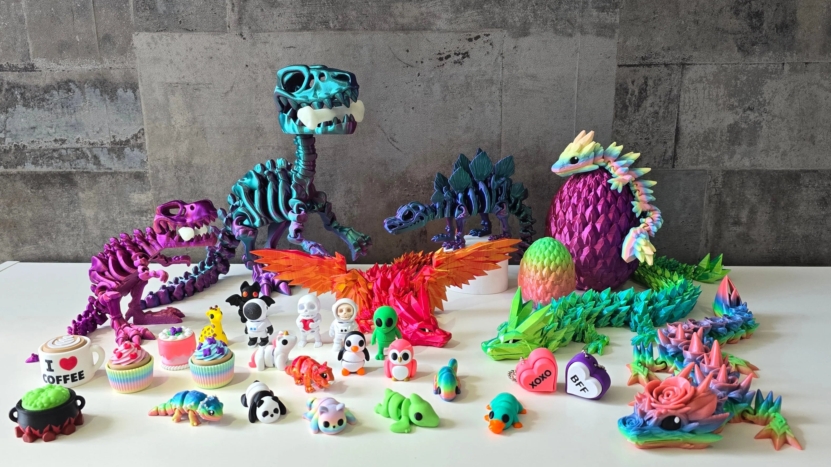 3D Printed Decor - Custom Colorful 3D Prints & Unique Home Accents