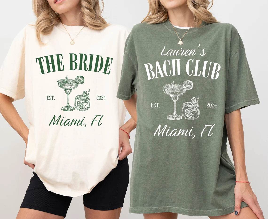 Custom Bride/Bridemaids Batchleorette shirts