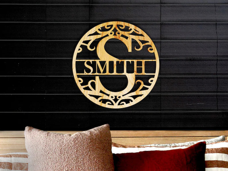 Custom Monogrammed Signs