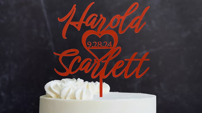 Custom Wedding Topper